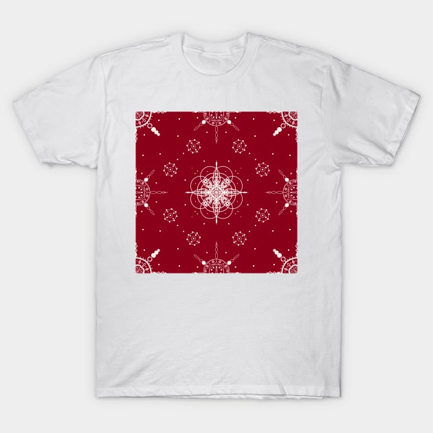 Christmas Snow T-Shirt by DesignbyKurlz